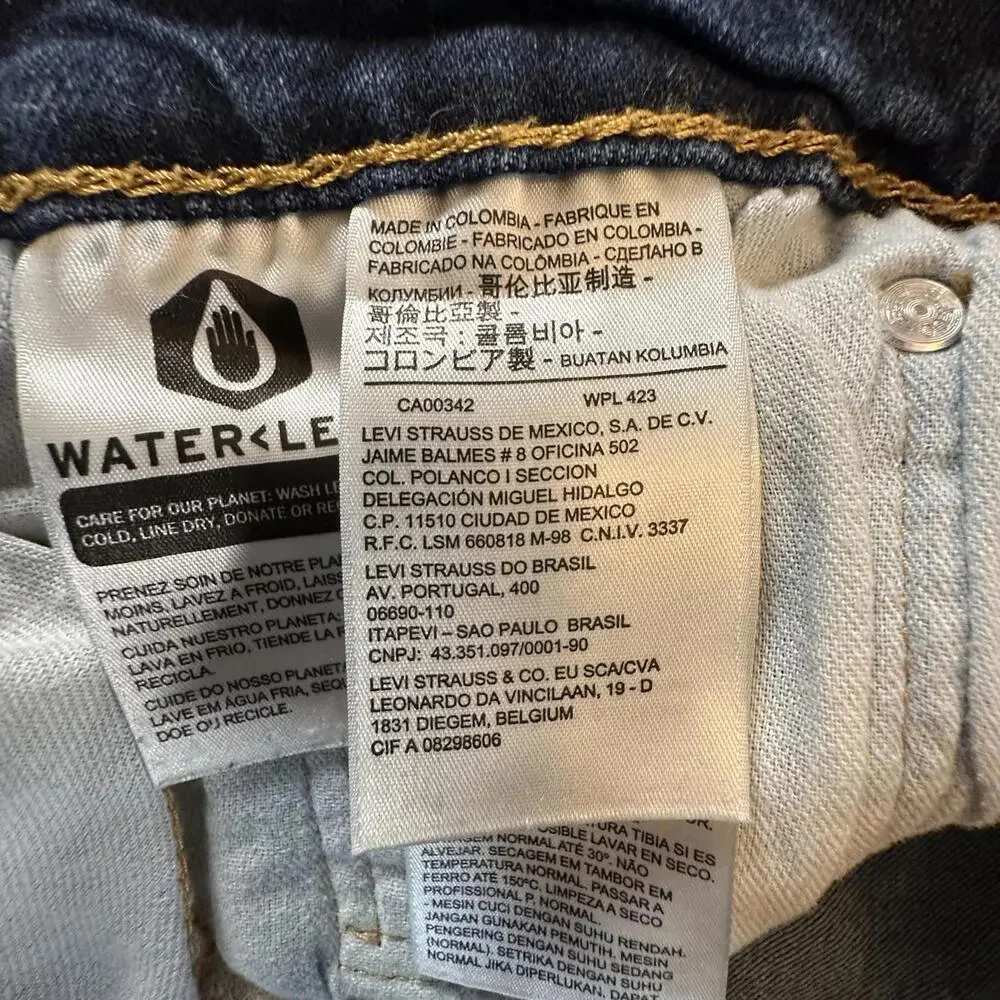 Levi's 514 Straight Fit Jeans - W36 L32 - Classic Dark‎ Wash